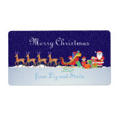 Étiquette Nuit avant Noël (Devant)