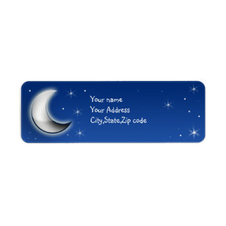 Étiquette nuit lunaire