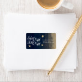 Étiquette Nuit silencieuse, Nuit Sainte (En situation)