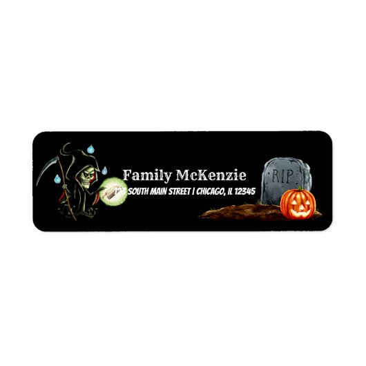 Étiquette Nuit Spooktaculaire (Devant)