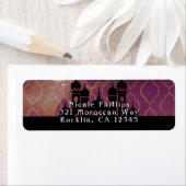 Étiquette nuits arabes Maroc Moyen-Orient (En situation)