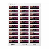 Étiquette nuits arabes Maroc Moyen-Orient (Feuille entière)