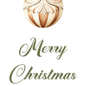 Étiquette numérique de Noël Boule de Noël Couleurs