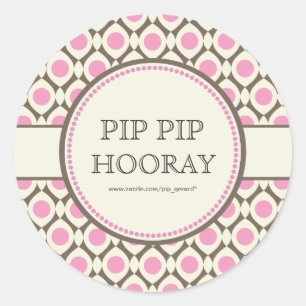 Étiquette nuptiale chic rose d'étiquette de