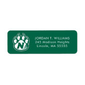 Étiquette NW Missouri State Graduate (Devant)