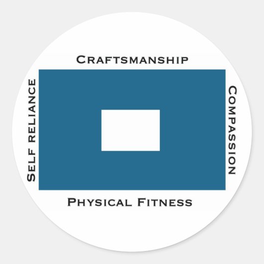 Étiquette OB de l'île Thompson_Blue Peter (Devant)