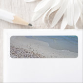 Étiquette Ocean Beach et Shells (En situation)