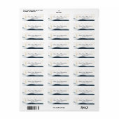 Étiquette *~*Océan Pailleté Mer Nautiles CHEVAL MARIN Or (Feuille entière)