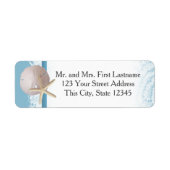 Étiquette Ocean Romance Beach Thème (Devant)