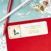Étiquette Ode to The Nutcracker Ballet Icon Address Label