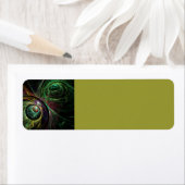 Étiquette OEil aux yeux Art Abstrait (En situation)