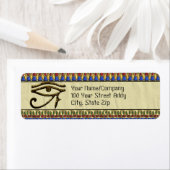 Étiquette OEil de Horus (En situation)