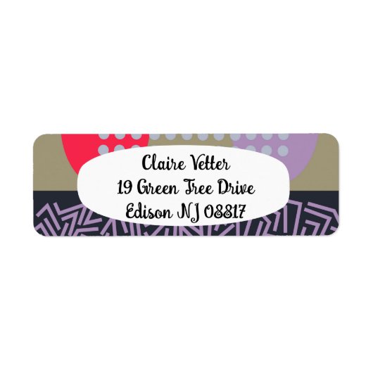 Étiquette OEufs brouillés (Devant)