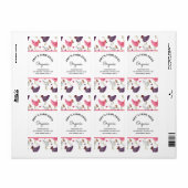 Étiquette Oeufs de ferme d'aquarelle commerce (Feuille entière)