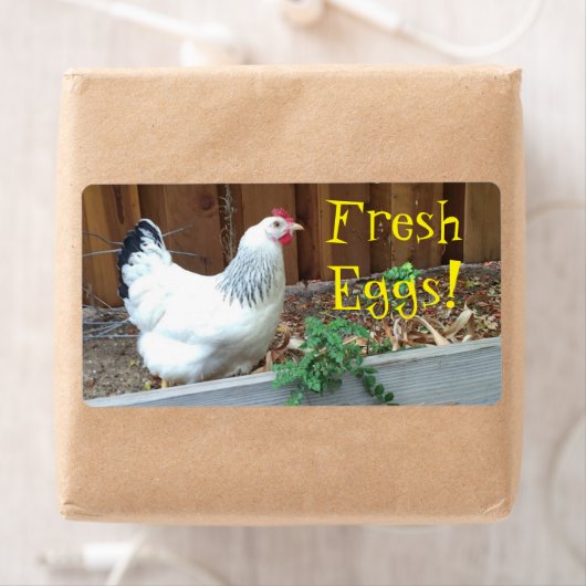 Étiquette Oeufs frais (En situation)