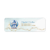 Étiquette Oh Boy Theme Baby shower Retourner Adresse Étiquet (Devant)