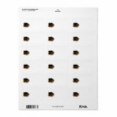 Étiquette Oie (Feuille entière)