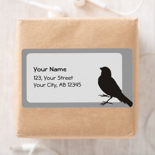 Étiquette Oiseau canarien permanent (En situation)