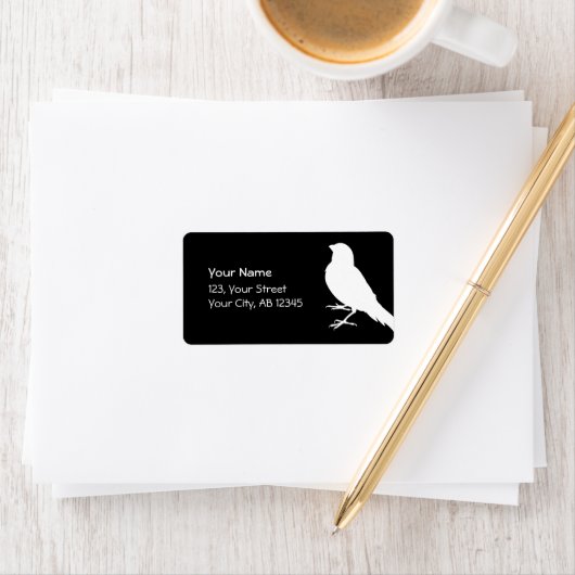 Étiquette Oiseau canarien permanent (En situation)