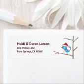 Étiquette Oiseau de vacances (En situation)