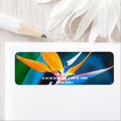 Étiquette Oiseau Du Paradis (Hawaï) (En situation)