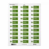 Étiquette Oklahoma (Feuille entière)