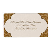 Étiquette Old West Gala (Devant)