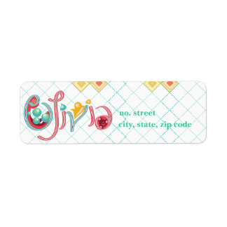 Étiquette Olivia
