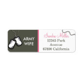 Étiquette Olivier et blanc (Devant)