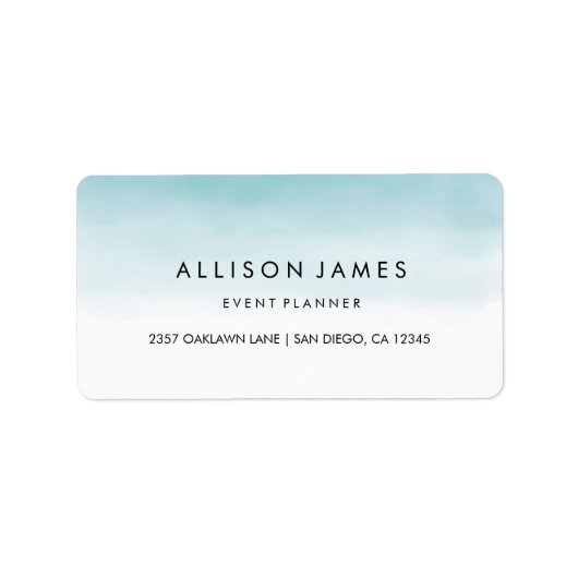 Étiquette Ombre bleue (Devant)