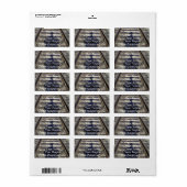 Étiquette Ombre de la voie ferroviaire (Feuille entière)