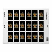 Étiquette ombre ou pas c'est toujours mon anniversaire (Feuille entière)