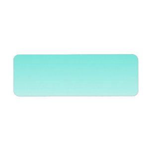 Étiquette Ombre Turquoise