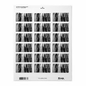 Étiquette Ombres (Feuille entière)