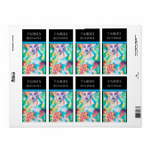 ÉTIQUETTE ONGLET FAIRY GRAPE (Feuille entière)