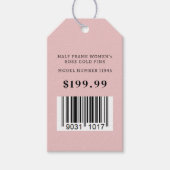 Étiquette Optométriste Oeil d'entreprise Code-barr (Devant)