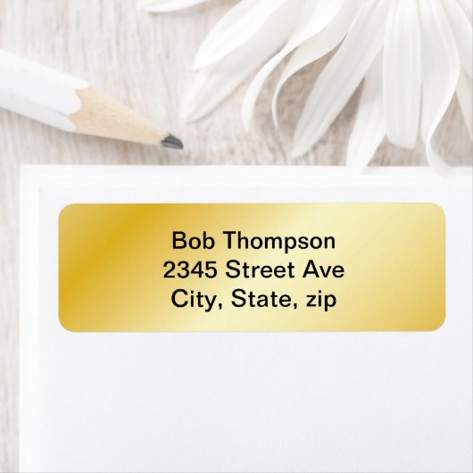 Étiquette Or (En situation)