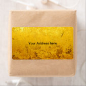 Étiquette OR pur/or leaf (En situation)