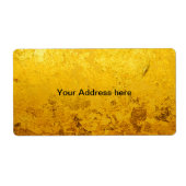 Étiquette OR pur/or leaf (Devant)