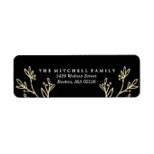 Étiquette Or | Vacances (Devant)