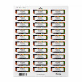 Étiquette Orange, Bleu, Vert, Black Digital Fluid Art (Feuille entière)