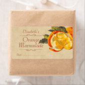 Étiquette Orange Canning (En situation)