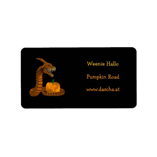 Étiquette Orange Dinokonda (Devant)