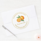 Étiquette Orange Marmalade | Blanc (Enveloppe)