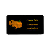 Étiquette Orange Red Devil Cichlid (Devant)