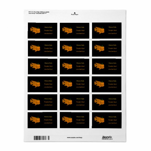 Étiquette Orange Red Devil Cichlid (Feuille entière)