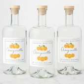 Étiquette Orangecello sur mesure (Bouteilles)
