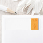 Étiquette OrangeFlower (En situation)