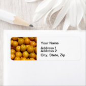 Étiquette Oranges fruits Floride marché orange (En situation)