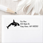 Étiquette Orca Whale (En situation)